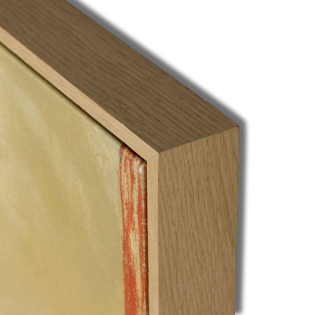 Lines Diptych by Lauren Fuhr - Vertical Grain White Oak Floater