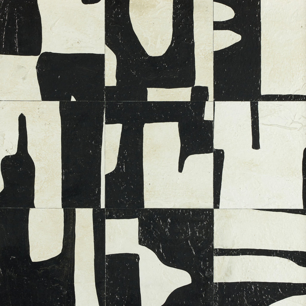 Ancestral I Diptych by Douglas Galloway - Walnut Floater