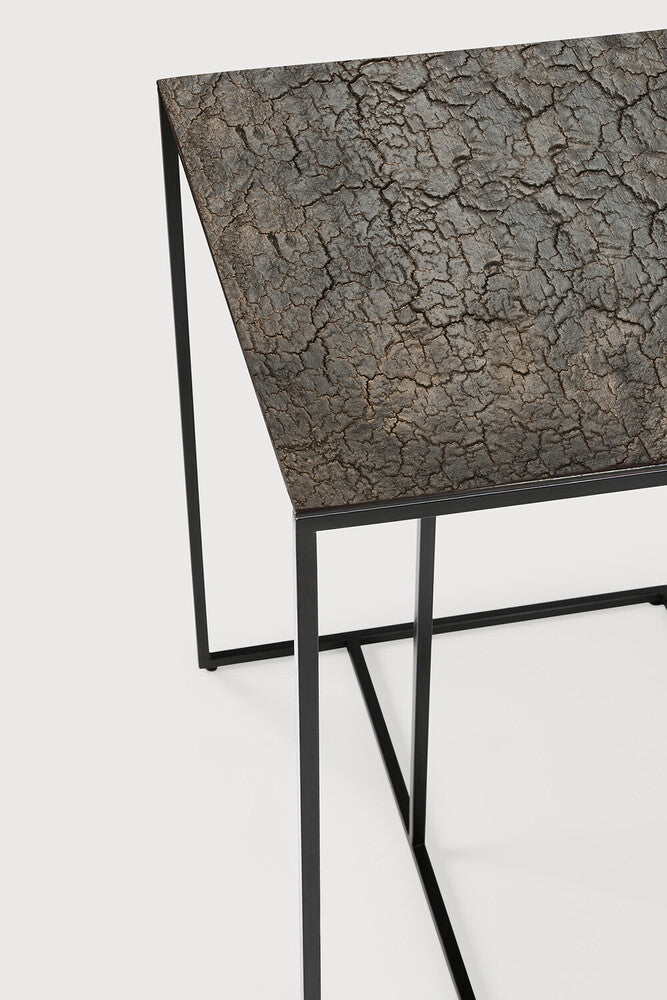 Triptic Side Table | Varnished Minerals | Lava Whisky | Rectangular