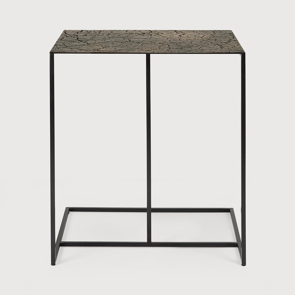 Triptic Side Table | Varnished Minerals | Lava Whisky | Rectangular