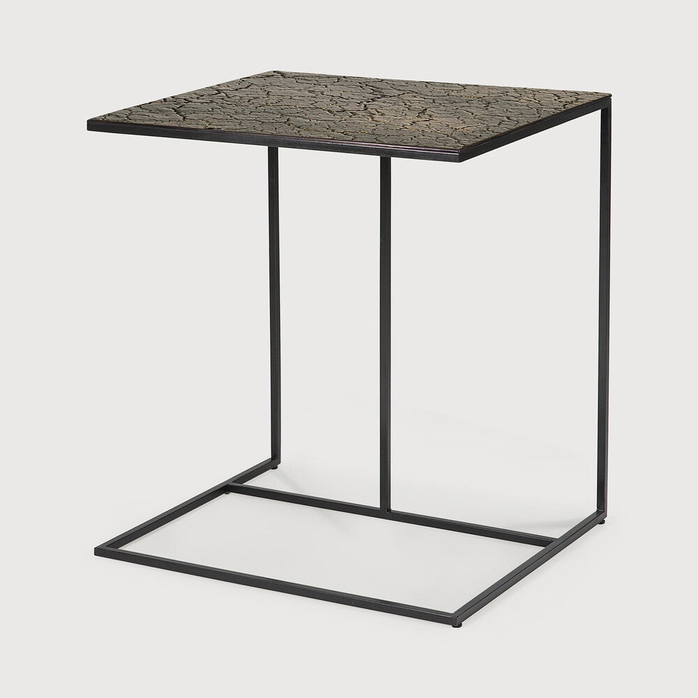 Triptic Side Table | Varnished Minerals | Lava Whisky | Rectangular