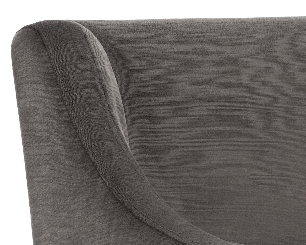 Zane Wheeled Dining Armchair - Piccolo Pebble
