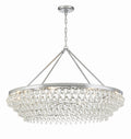 Calypso 40'' Crystal Teardrop Polished Chrome Chandelier