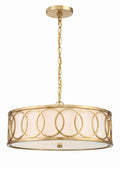 Libby Langdon Graham 18'' Antique Gold Chandelier