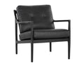 Gilmore Lounge Chair - Black - Black Leather