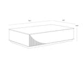 Kalla Coffee Table - Rectangular - Charcoal