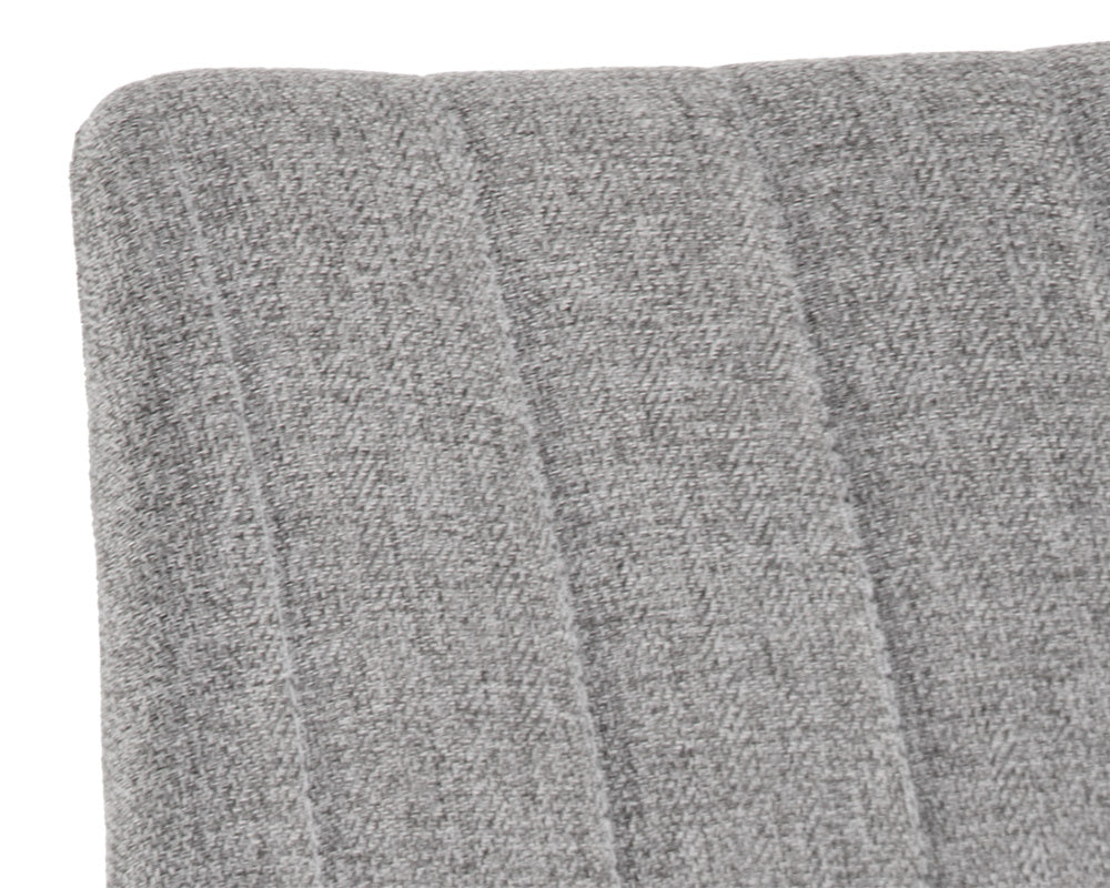 Drew Dining Chair - Black - Light Grey
