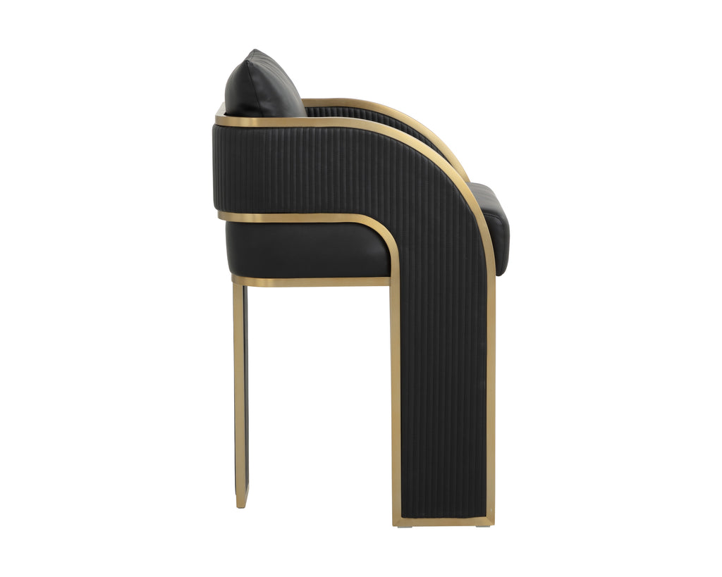 Baz Counter Stool - Napa Black