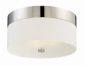 Libby Langdon Grayson 16'' Polished Nickel Flush Mount
