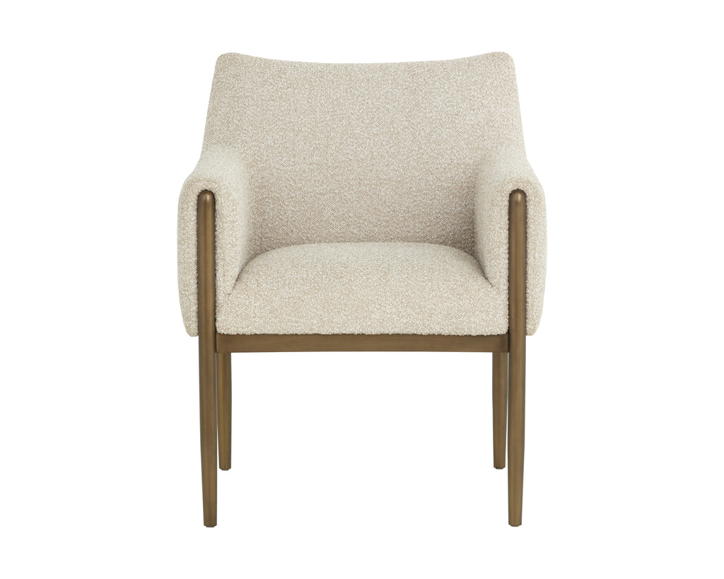Olea Dining Armchair - Santa Cruz Oatmeal