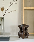 Organic Sculpture | Varnished Mahogany | Dark Brown
