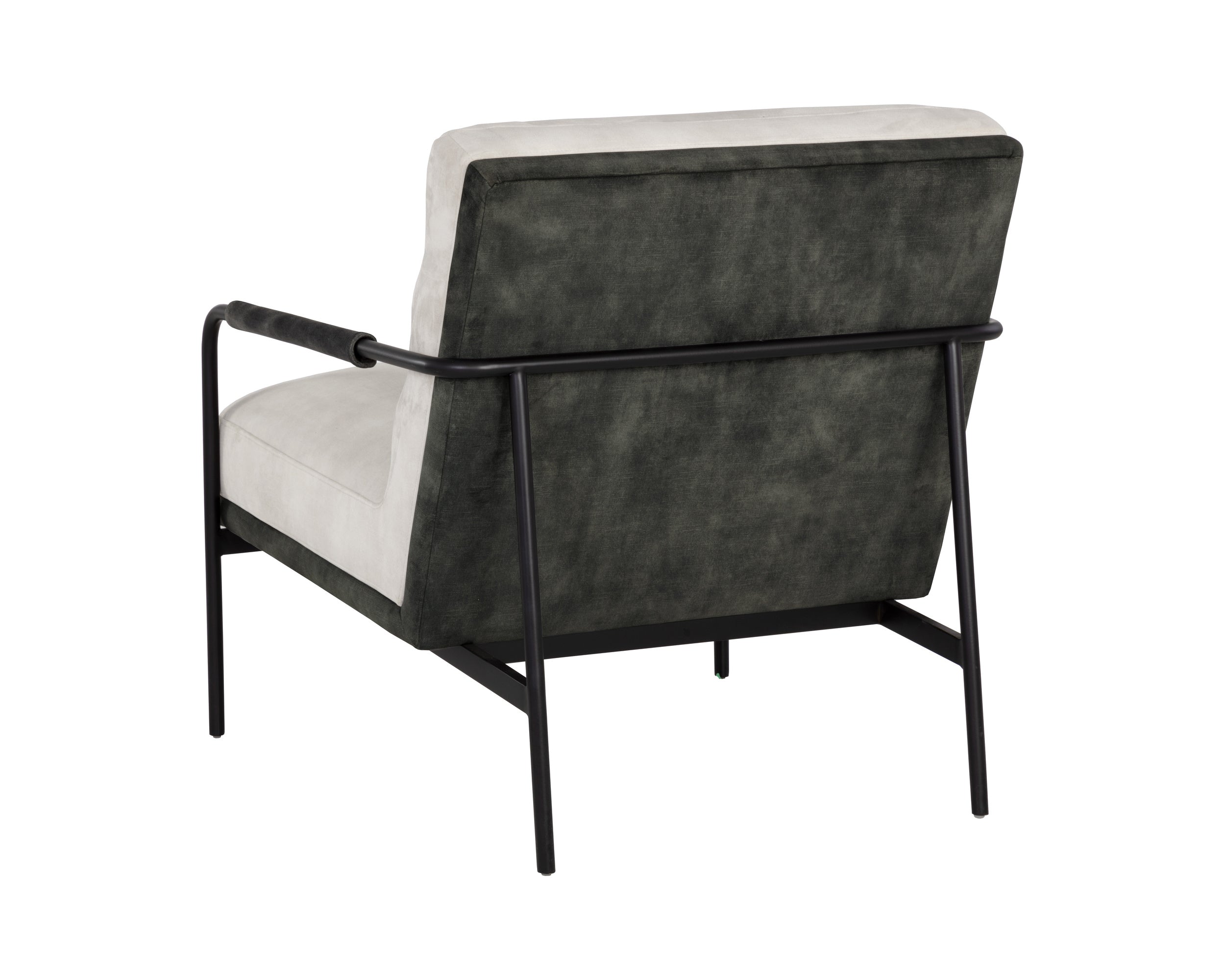 Tristen Lounge Chair - Nono Cream / Nono Dark Green