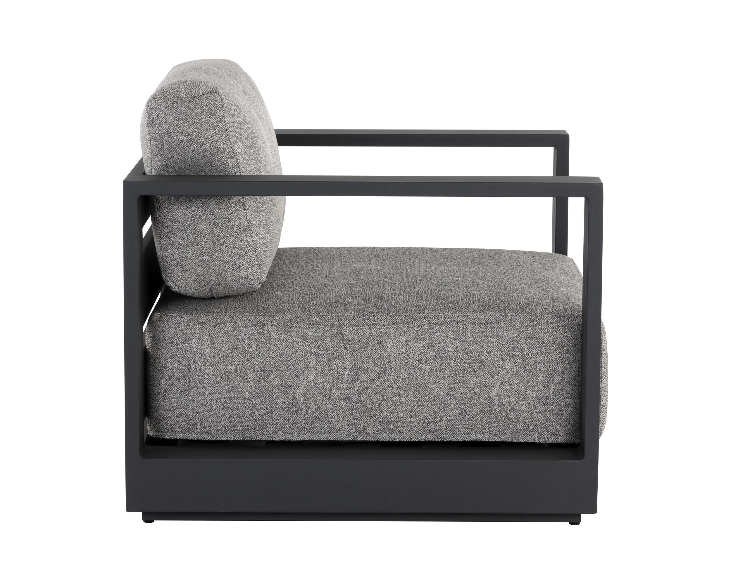 Tavira Armchair - Charcoal - Lanikai Salt And Pepper