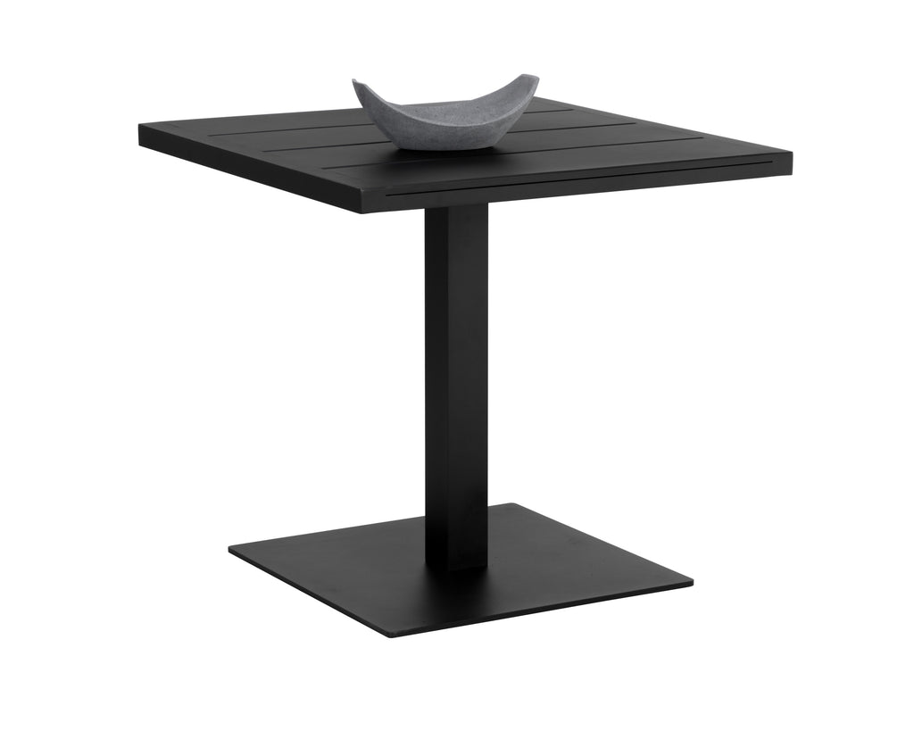 Merano Bistro Table - Square - Black - 32"