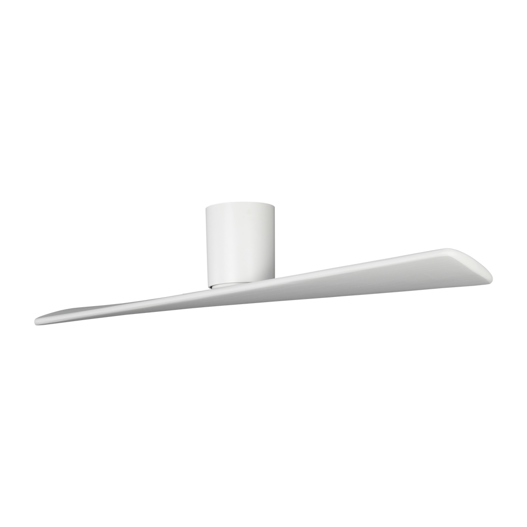 Plank Smart 52 Hugger Ceiling Fan | Blades Matte White