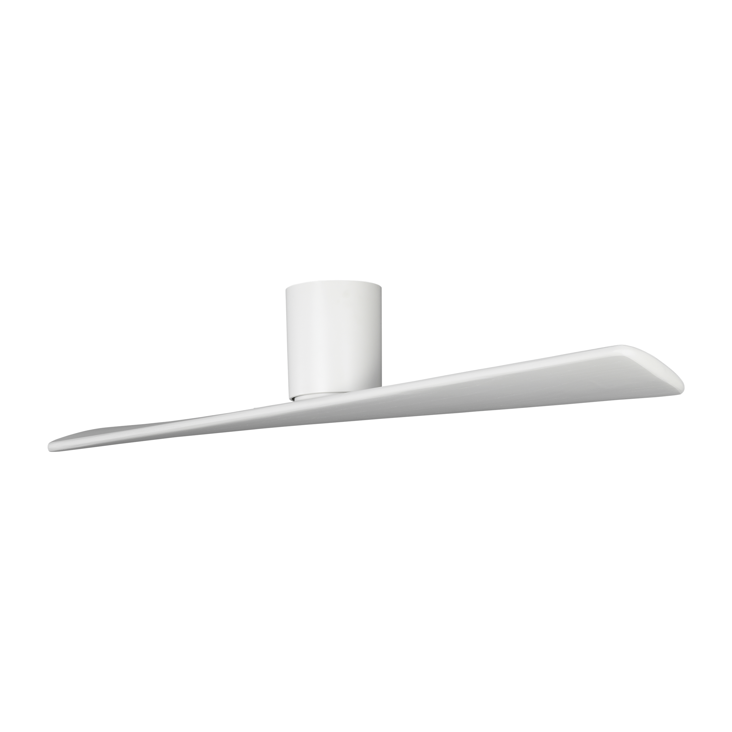 Plank Smart 52 Hugger Ceiling Fan | Blades Matte White