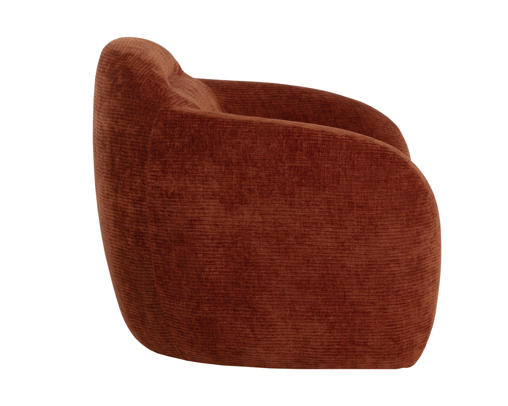 Ismo Swivel Lounge Chair - Opera Spice
