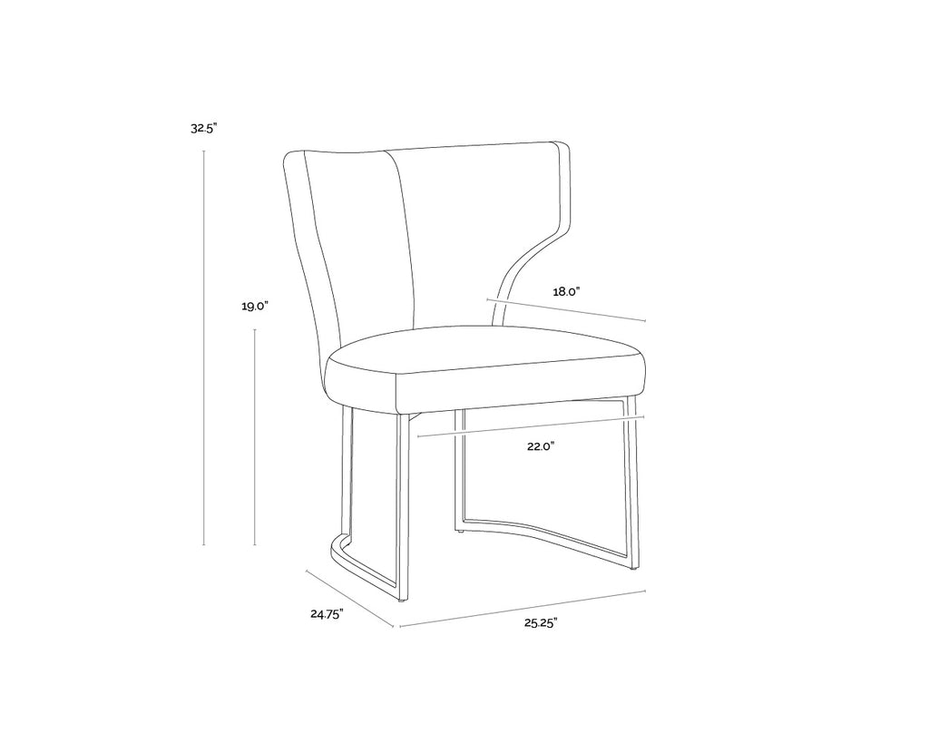 Willowdale Dining Chair - Copenhagen Olive