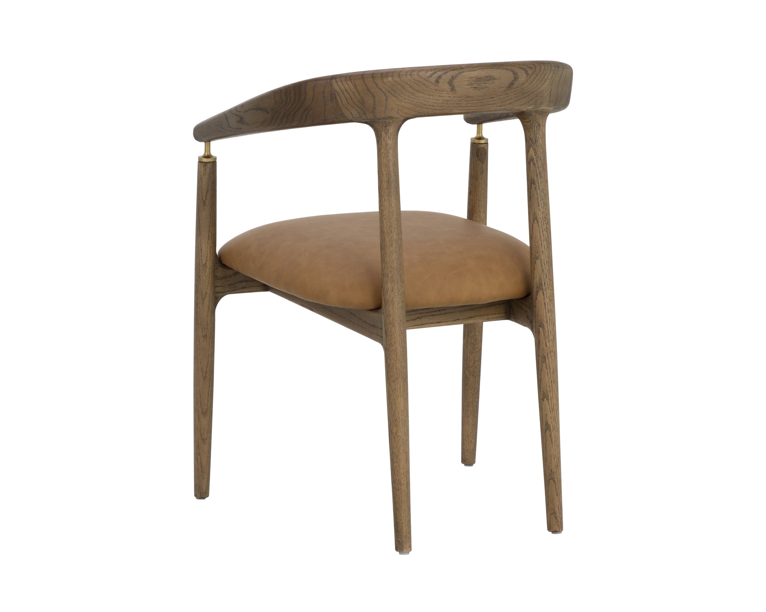 Valmont Dining Armchair - Milliken Cognac