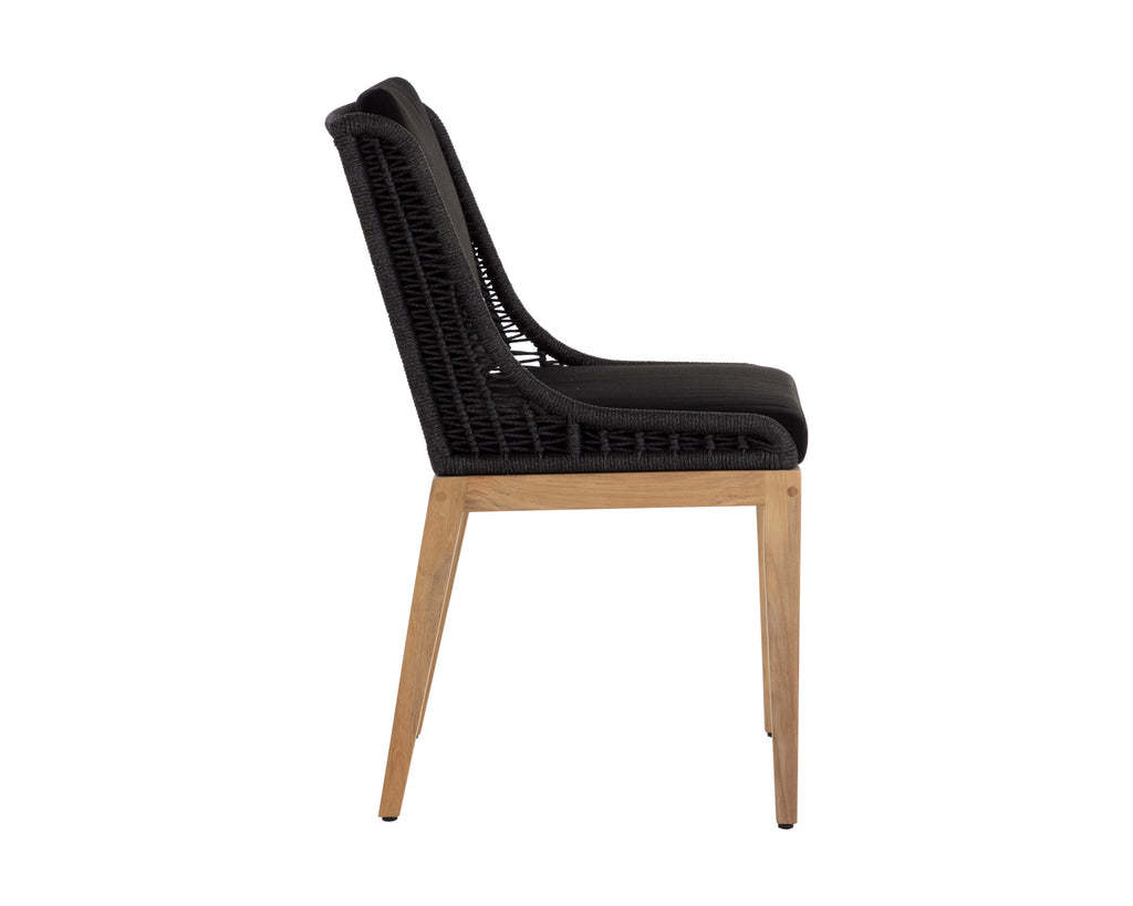 Sorrento Dining Chair - Natural - Arashi Black
