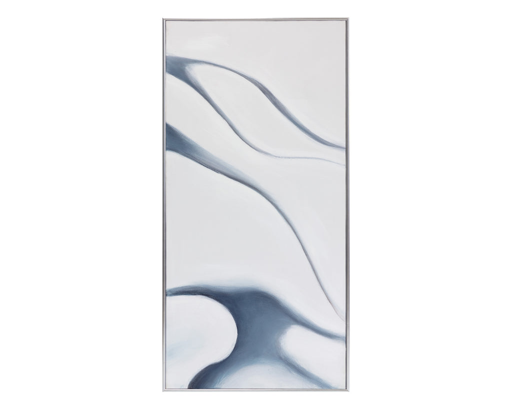 Meditation (Set Of 3) - 30" X 60" - Silver Floater Frame