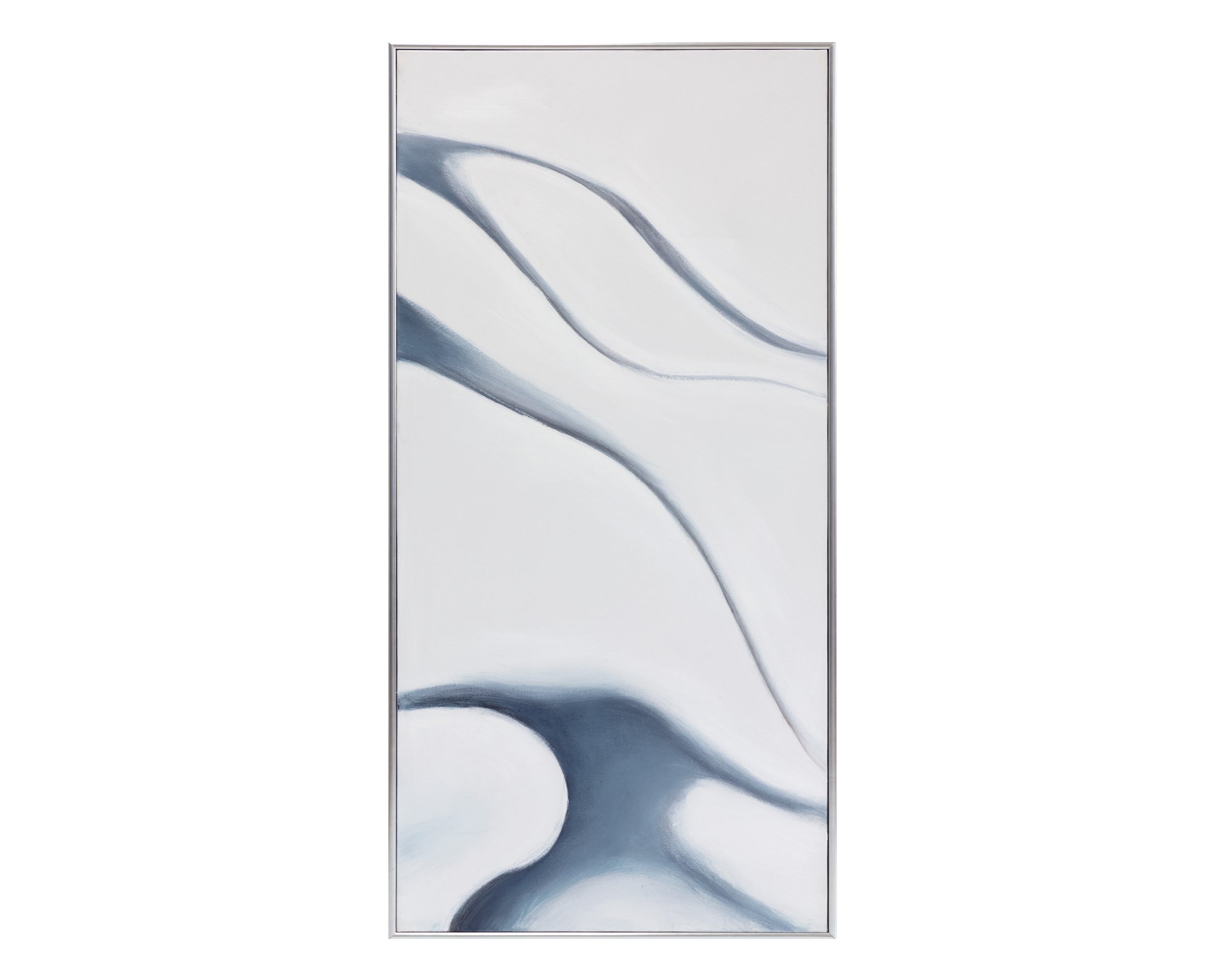 Meditation (Set Of 3) - 30" X 60" - Silver Floater Frame
