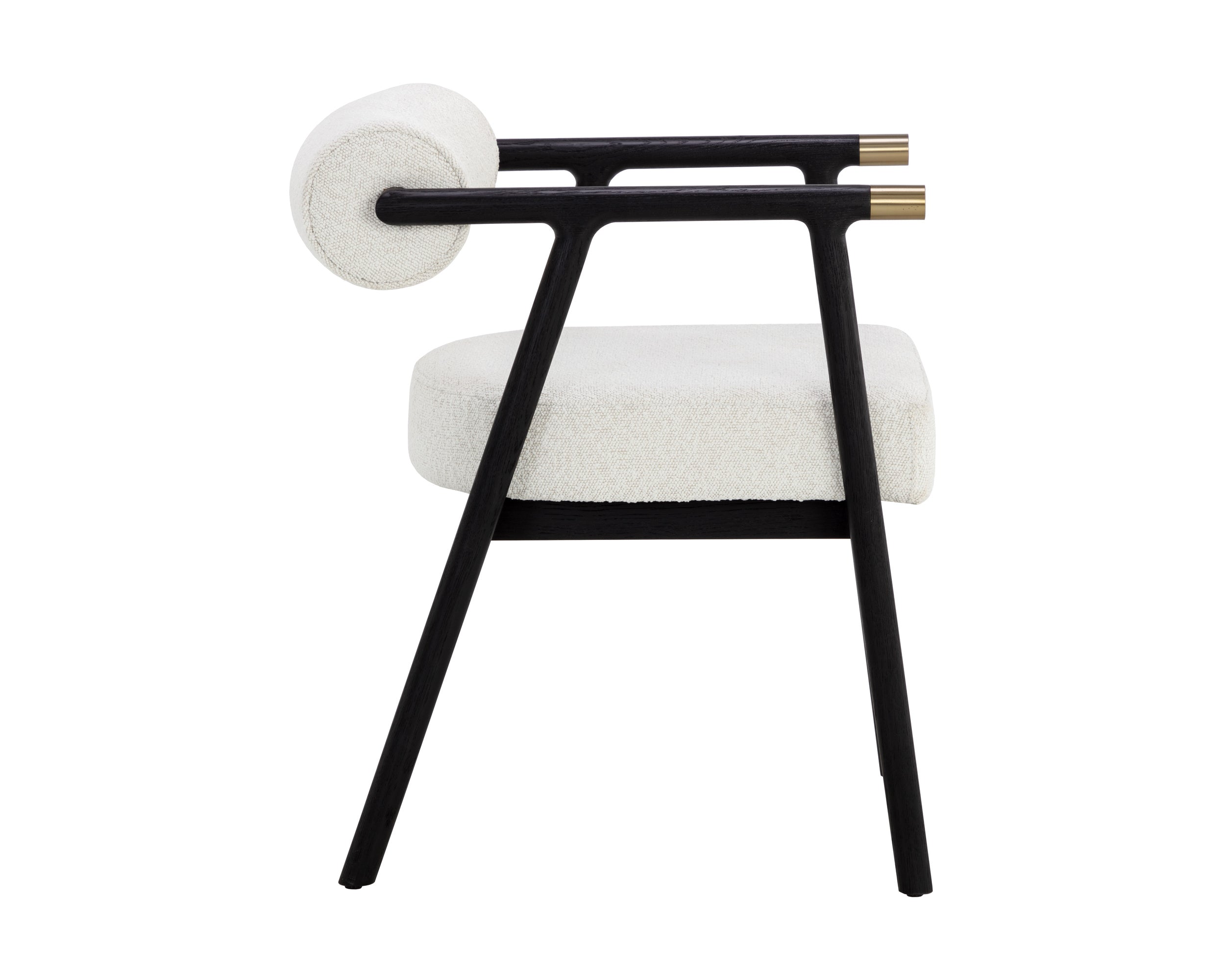 Sova Dining Armchair - Black - Copenhagen White