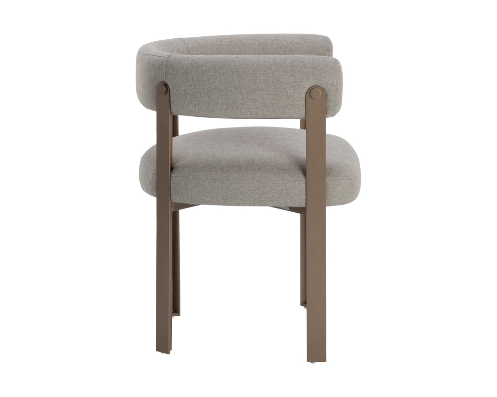 Mae Dining Armchair - Ernst Sandstone