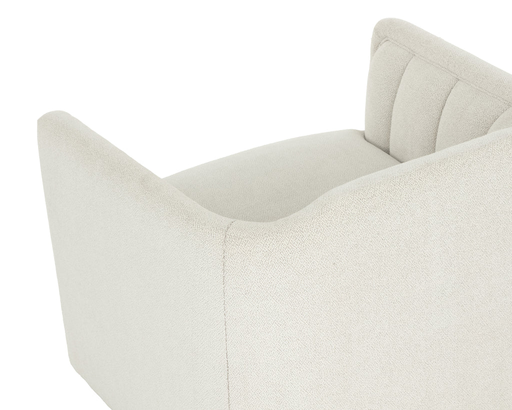 Birrit Swivel Armchair - Alaska Greige