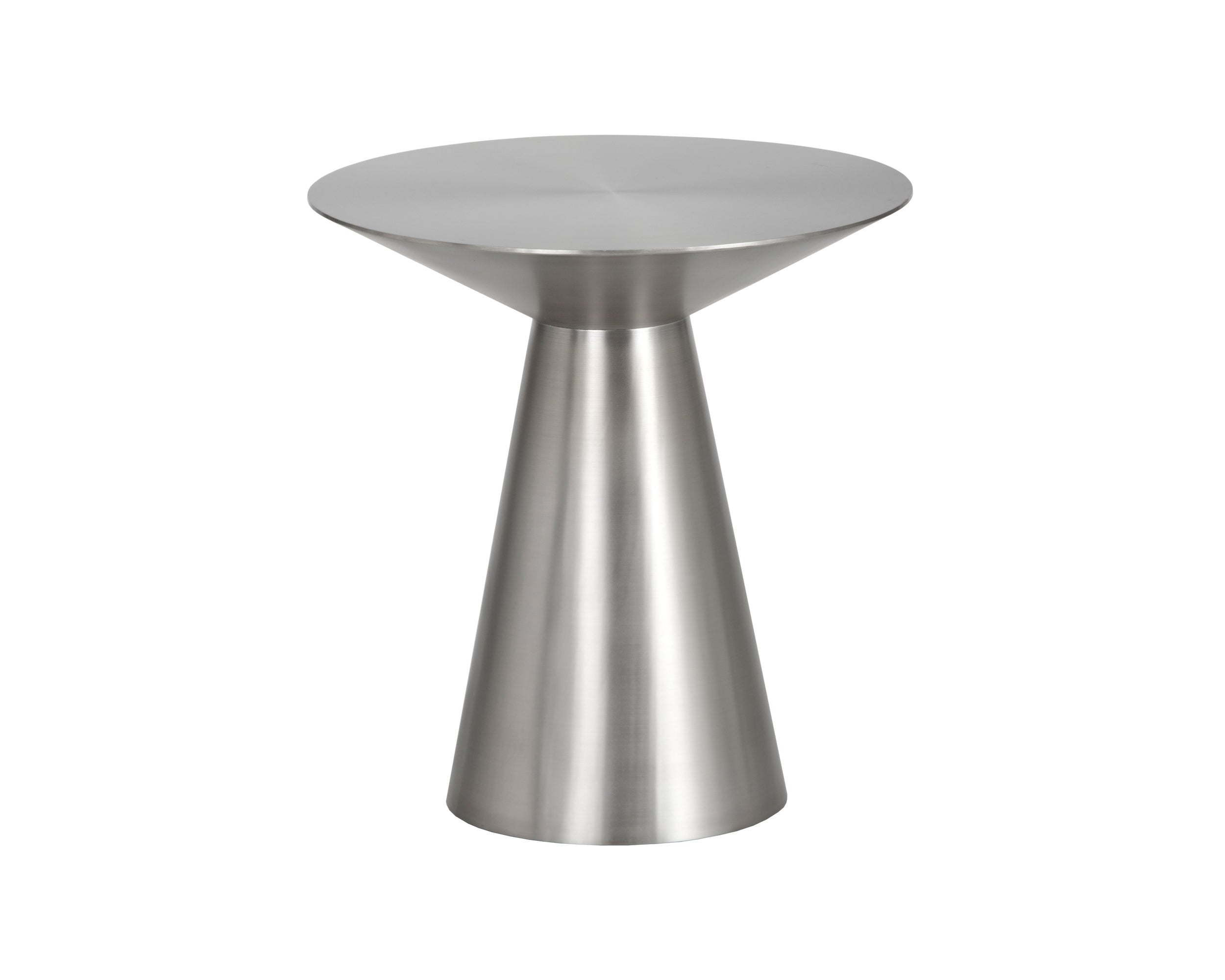 Carmel End Table - Stainless Steel