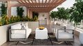 Tavira Armchair - Greige - Stinson White