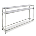 Echelon Console Table | Polished Nickel