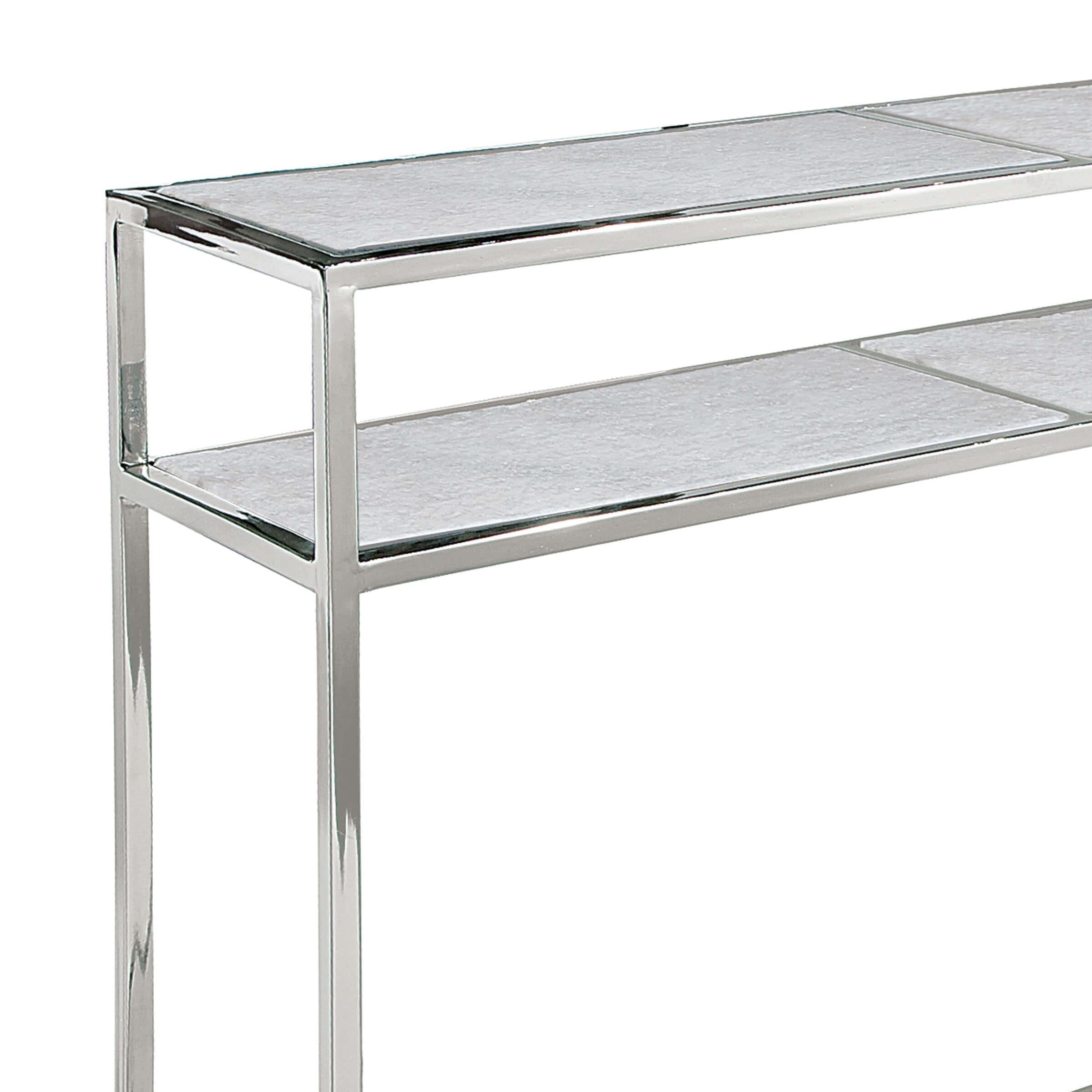 Echelon Console Table | Polished Nickel