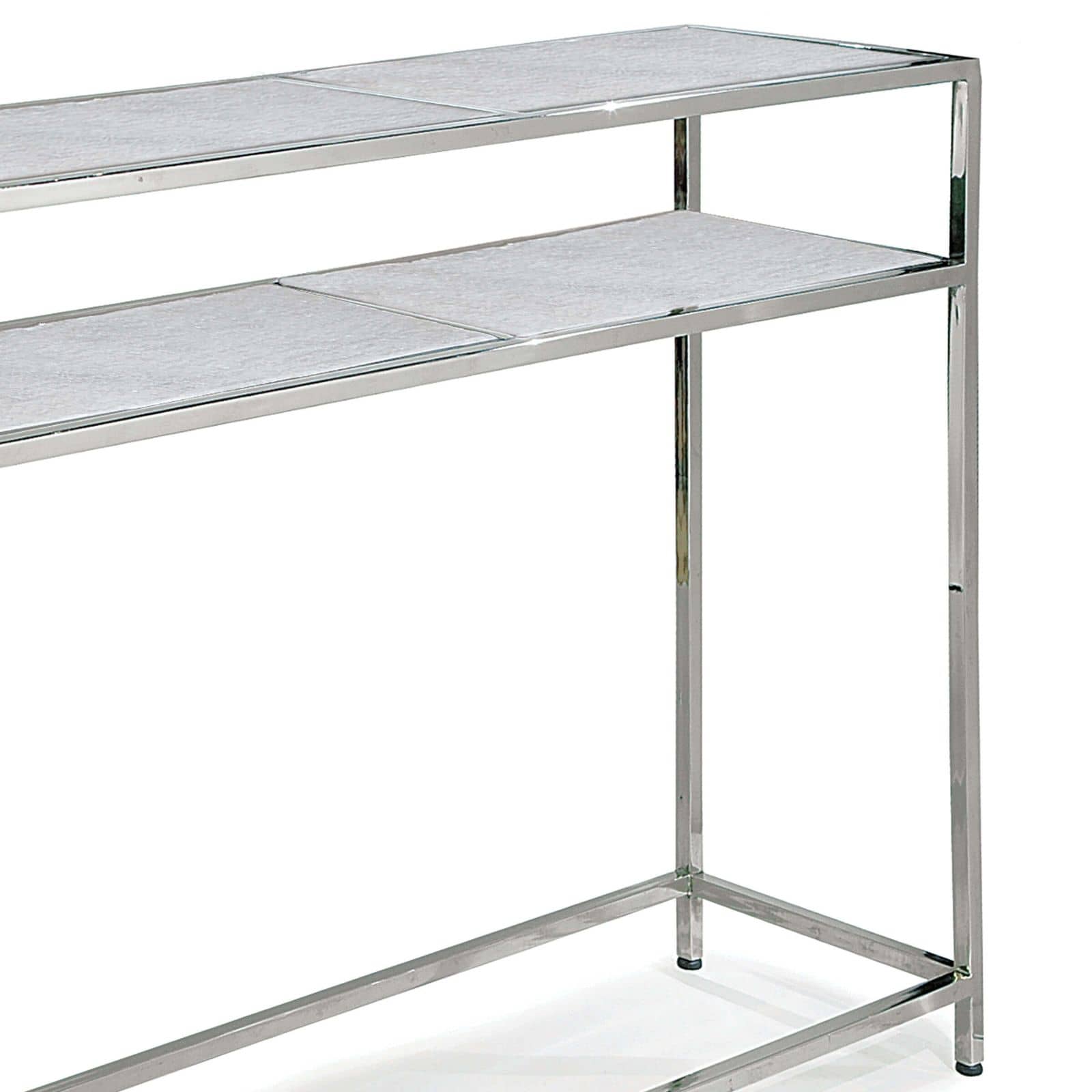 Echelon Console Table | Polished Nickel