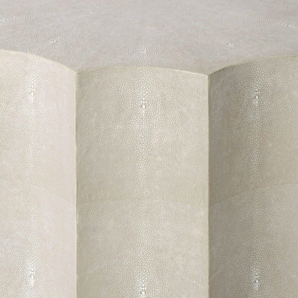 Marilyn Shagreen Scalloped Table