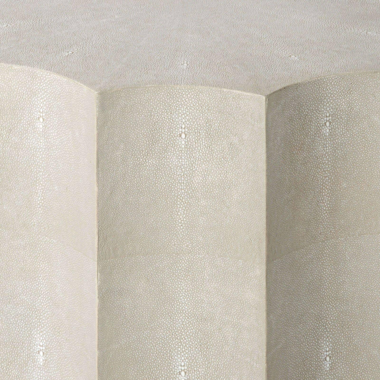 Marilyn Shagreen Scalloped Table