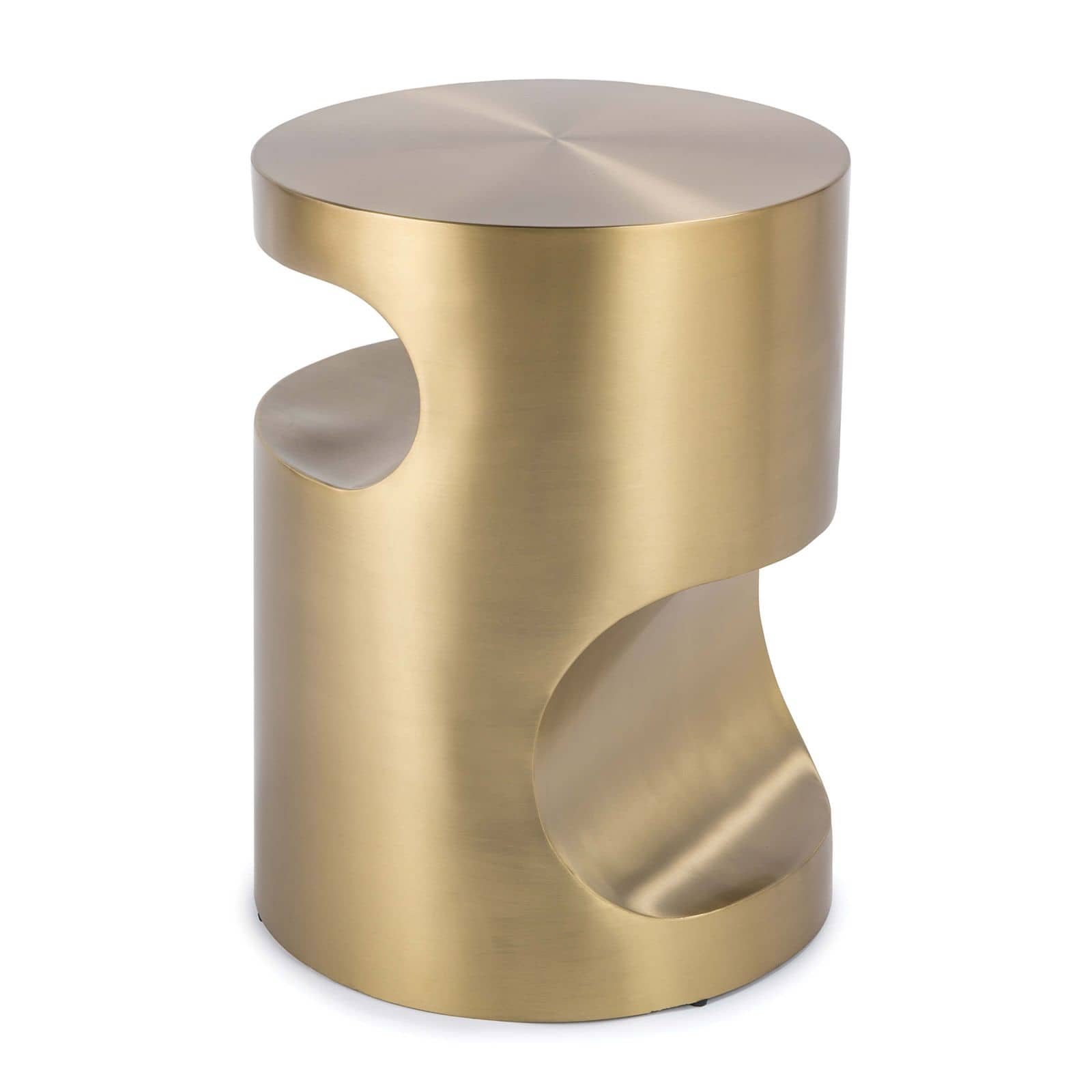Nathan Side Table | Brass
