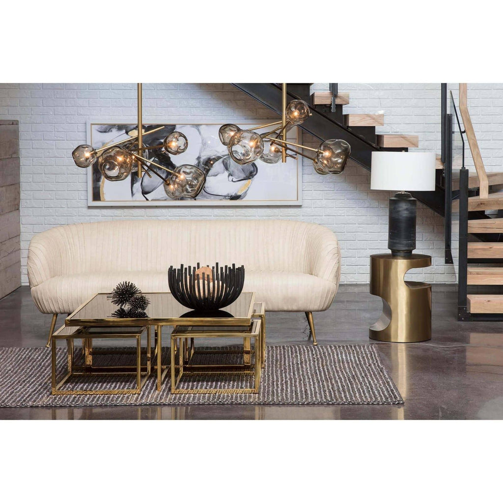 Nathan Side Table | Brass
