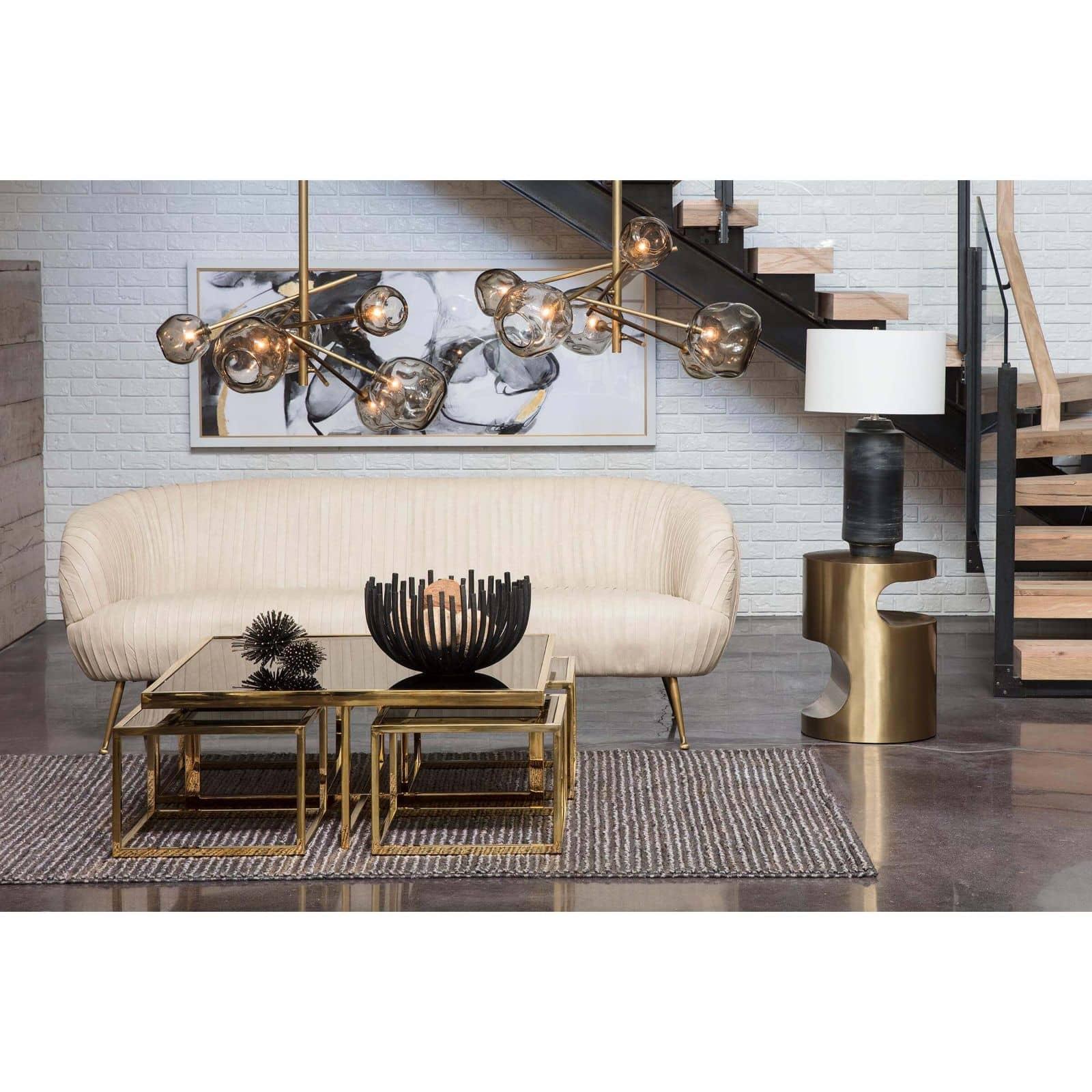 Nathan Side Table | Brass