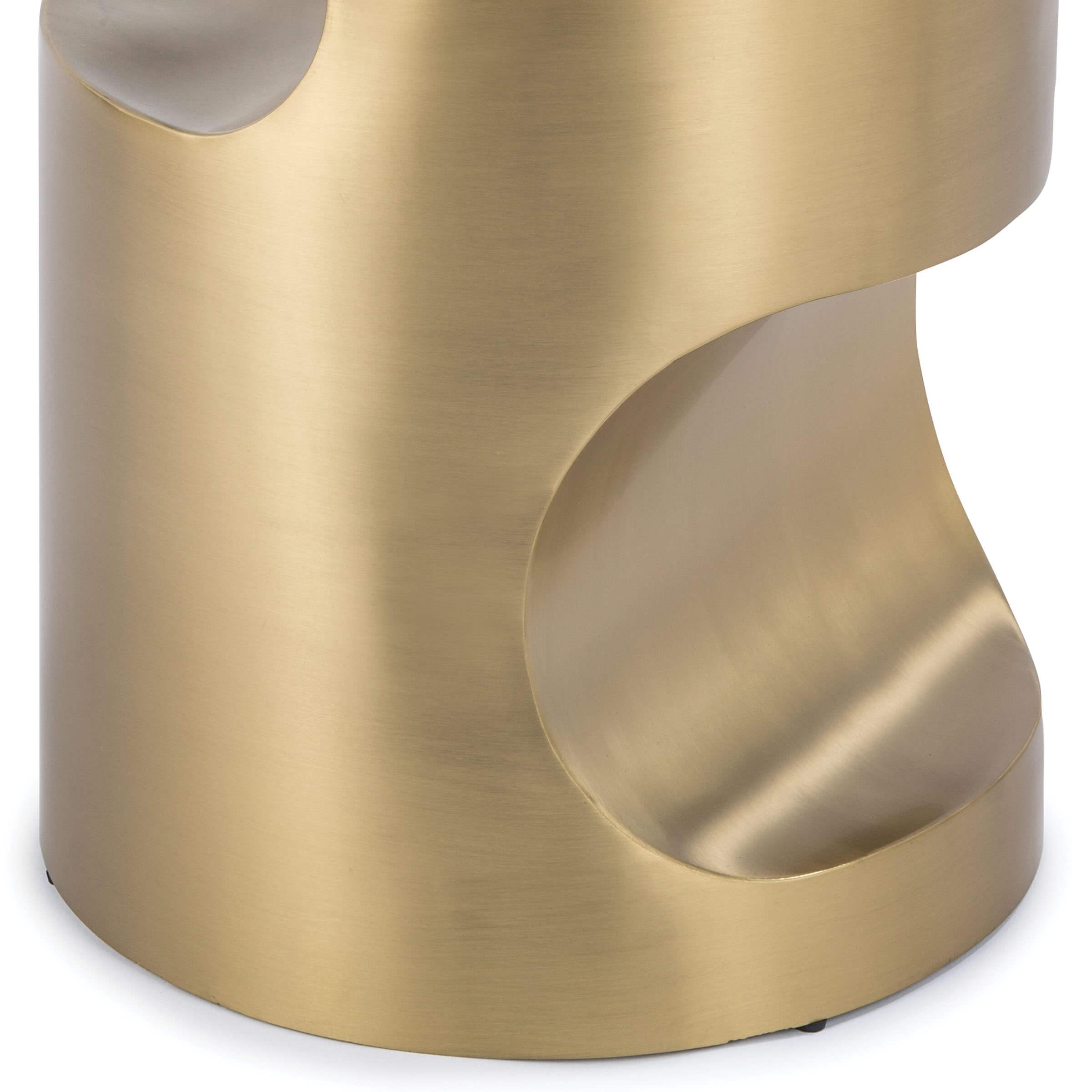 Nathan Side Table | Brass