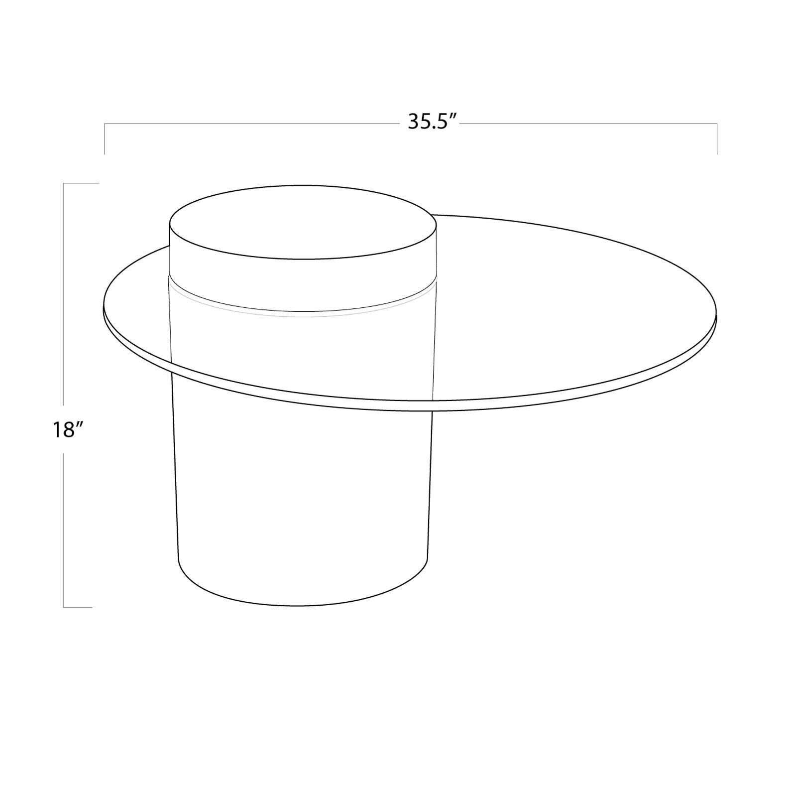 Odette Coffee Table | Black - 2 cartons