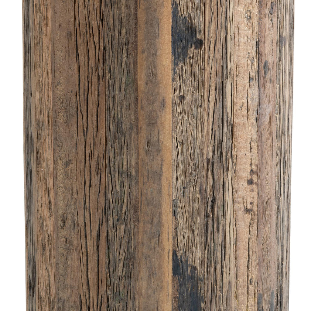 Eli Wood Side Table | Tall