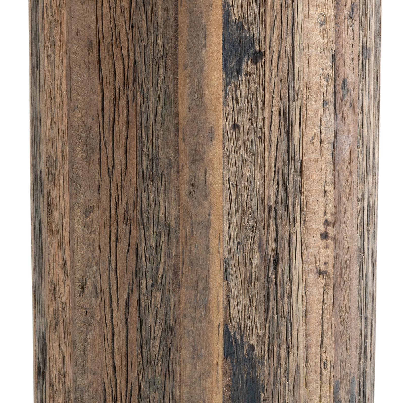 Eli Wood Side Table | Tall