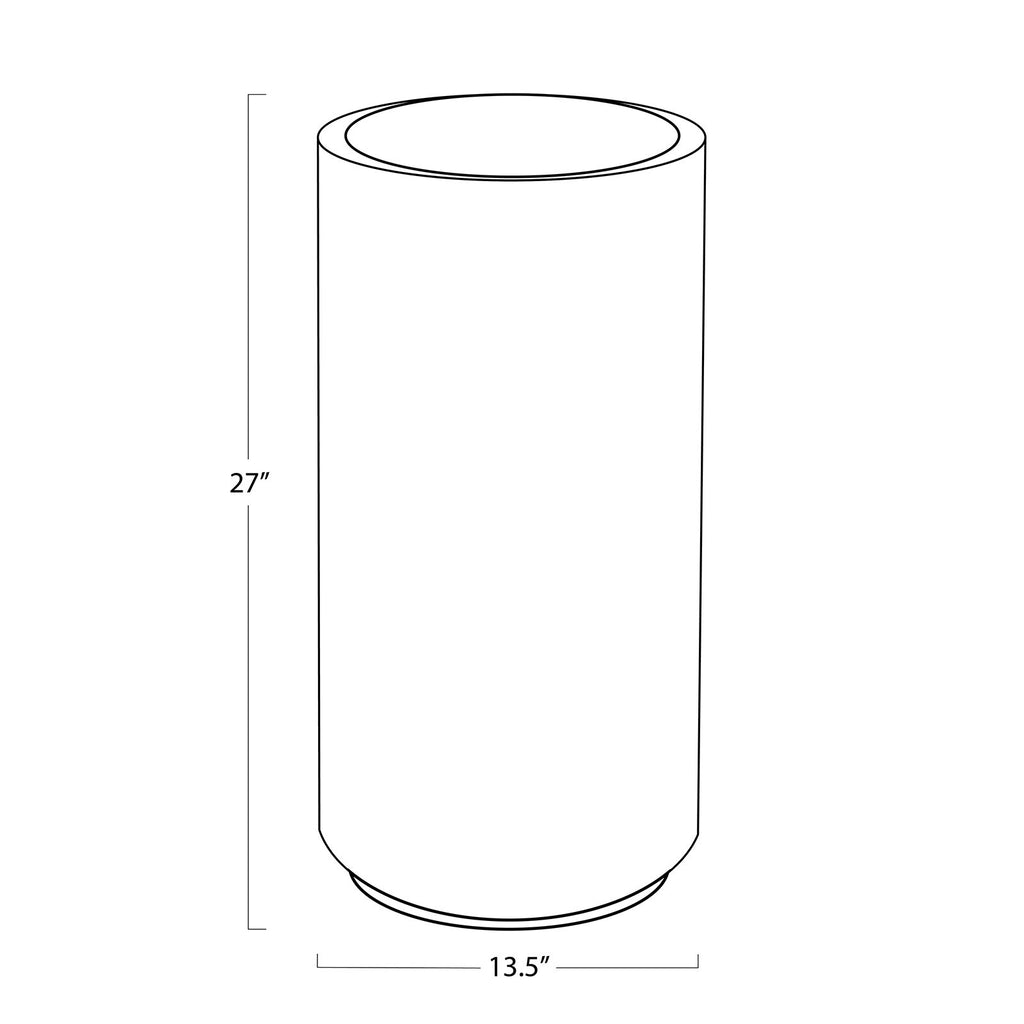 Eli Wood Side Table | Tall