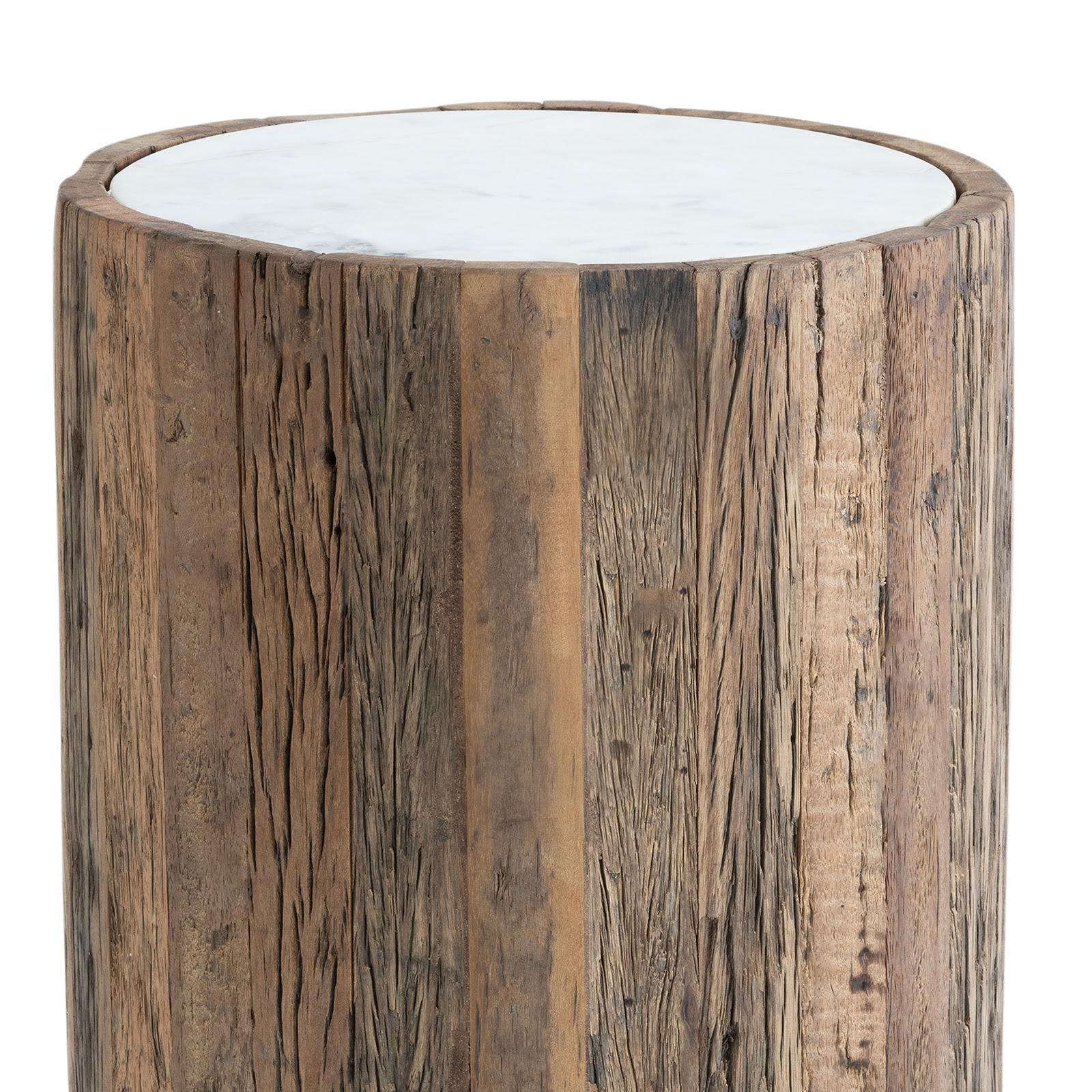 Eli Wood Side Table | Short