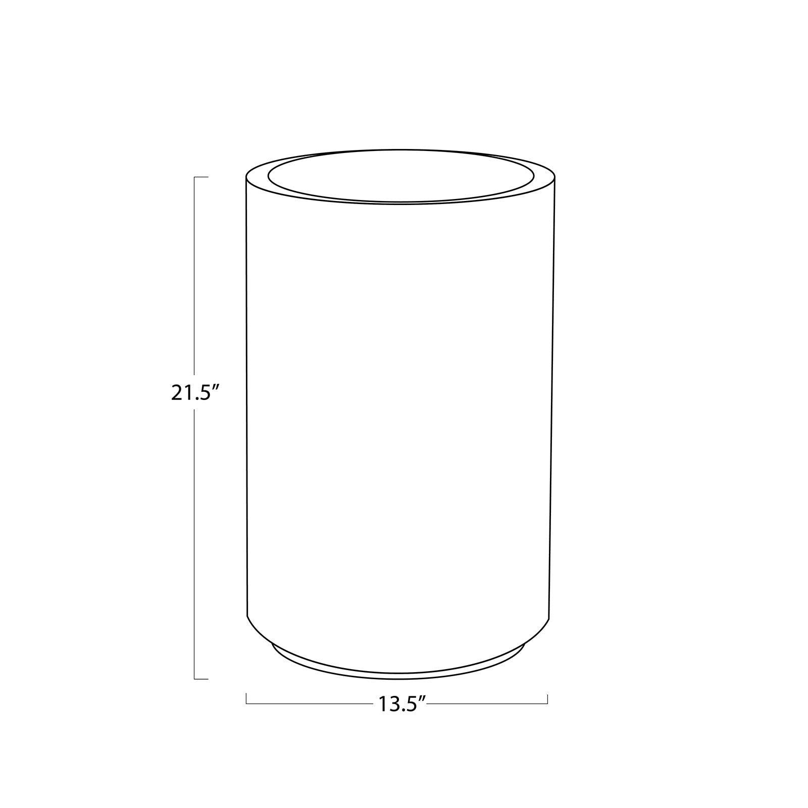 Eli Wood Side Table | Short