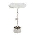 Myles Accent Table | Polished Nickel