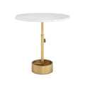 Myles Accent Table Large | Natural Brass