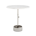 Myles Accent Table Large | Polished Nickel