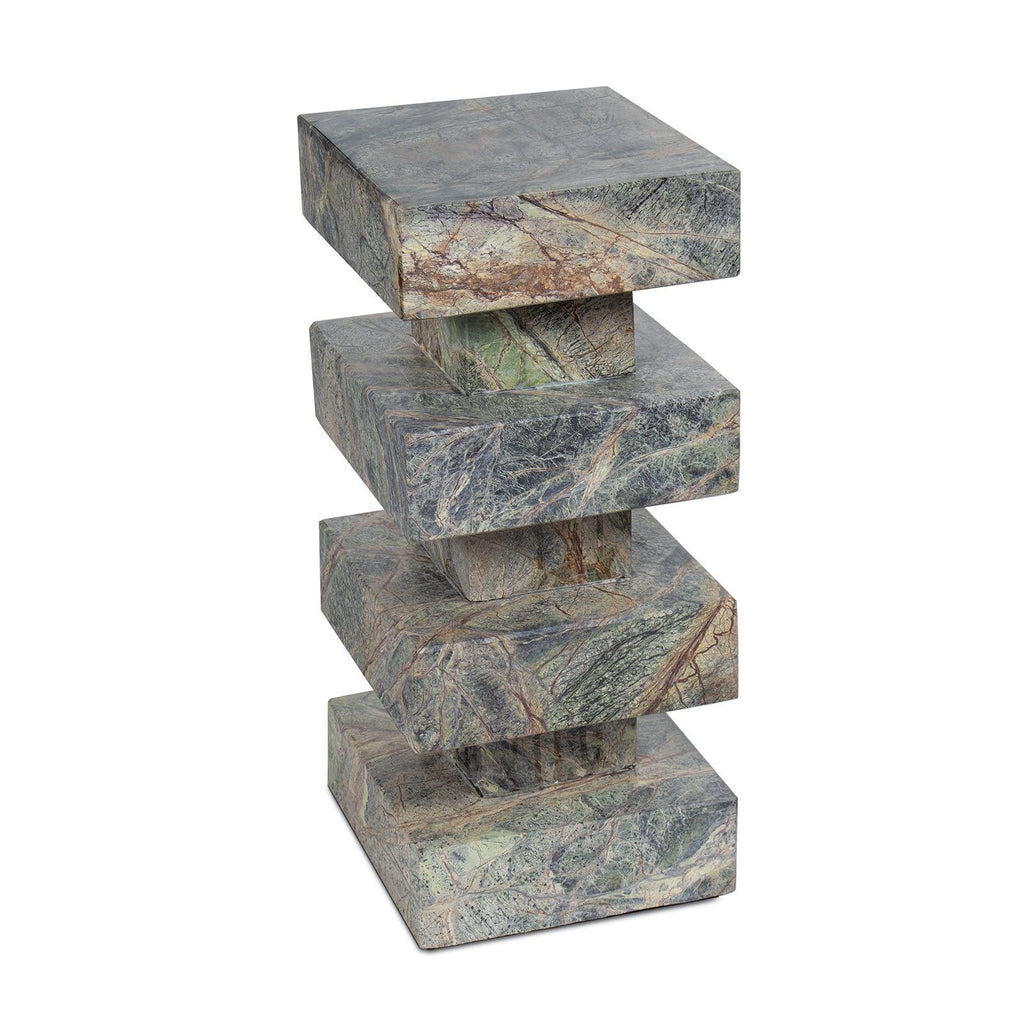 Charli Marble Accent Table | Green